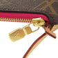 LOUIS VUITTON Pouch M41245 PVC Brown Monogram Neverfull Pouch for PM