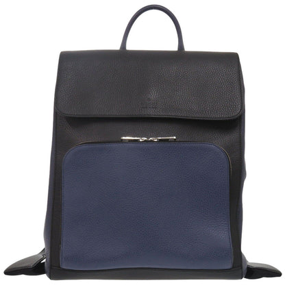 GUCCI Backpack 406364 leather Navy mens Used Authentic