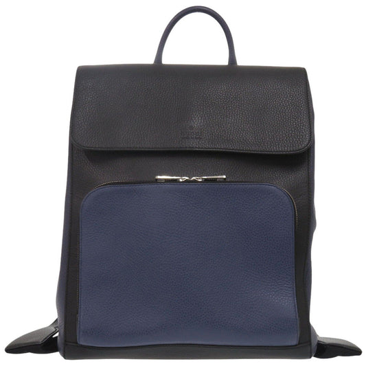 GUCCI Backpack 406364 leather Navy mens Used Authentic