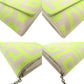 FENDI Long Wallet Purse leather yellow Chain wallet By Marc Jacobs Women Used Authentic