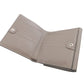 FENDI Bifold Wallet 8M0438 leather beige W Hook Wallet  Peekaboo Women Used Authentic