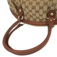 GUCCI Shoulder Bag 223974 GG canvas, leather beige 2WAY Sukey Women Used Authentic