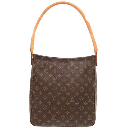LOUIS VUITTON Shoulder Bag M51145 Monogram canvas Brown Monogram LoopingGM Women Used Authentic