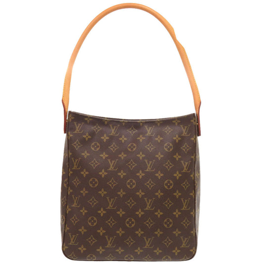 LOUIS VUITTON Shoulder Bag M51145 Monogram canvas Brown Monogram LoopingGM Women Used Authentic