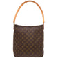 LOUIS VUITTON Shoulder Bag M51145 Monogram canvas Brown Monogram LoopingGM Women Used Authentic