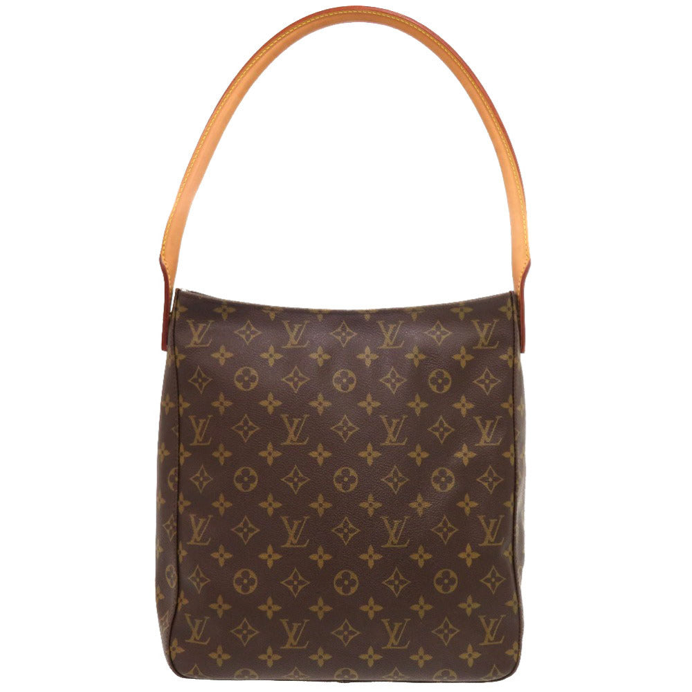LOUIS VUITTON Shoulder Bag M51145 Monogram canvas Brown Monogram LoopingGM Women Used Authentic