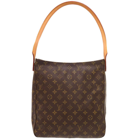 LOUIS VUITTON Shoulder Bag M51145 Monogram canvas Brown Monogram LoopingGM Women Used Authentic