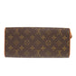 LOUIS VUITTON Shoulder Bag M51852 Monogram canvas Brown Monogram Pochette Twin GM