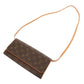 LOUIS VUITTON Shoulder Bag M51852 Monogram canvas Brown Monogram Pochette Twin GM