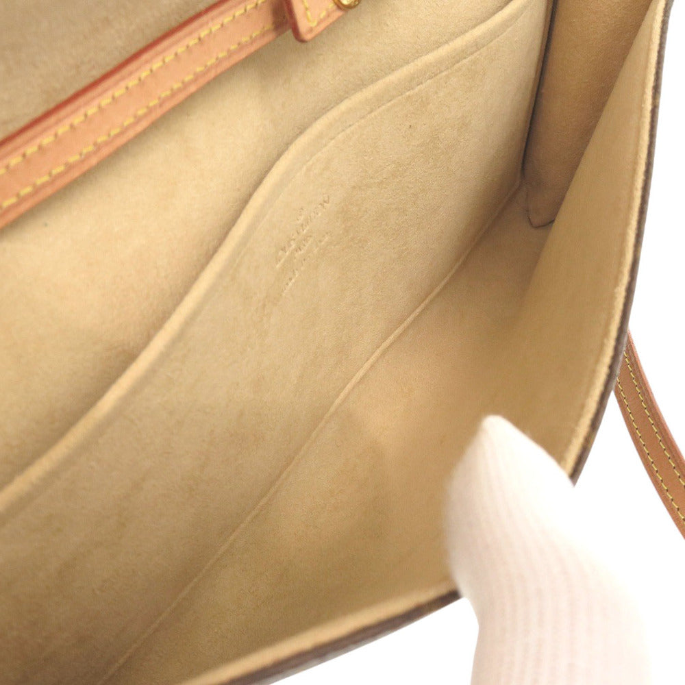 LOUIS VUITTON Shoulder Bag M51852 Monogram canvas Brown Monogram Pochette Twin GM