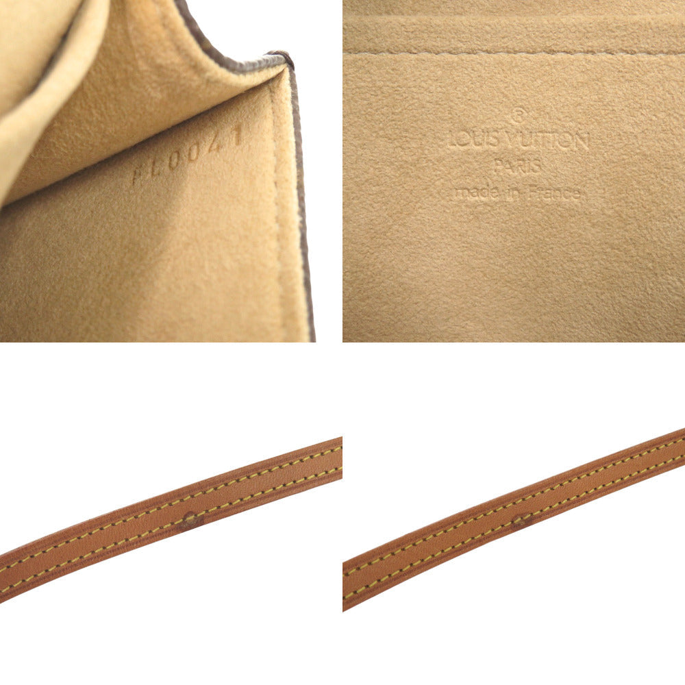 LOUIS VUITTON Shoulder Bag M51852 Monogram canvas Brown Monogram Pochette Twin GM