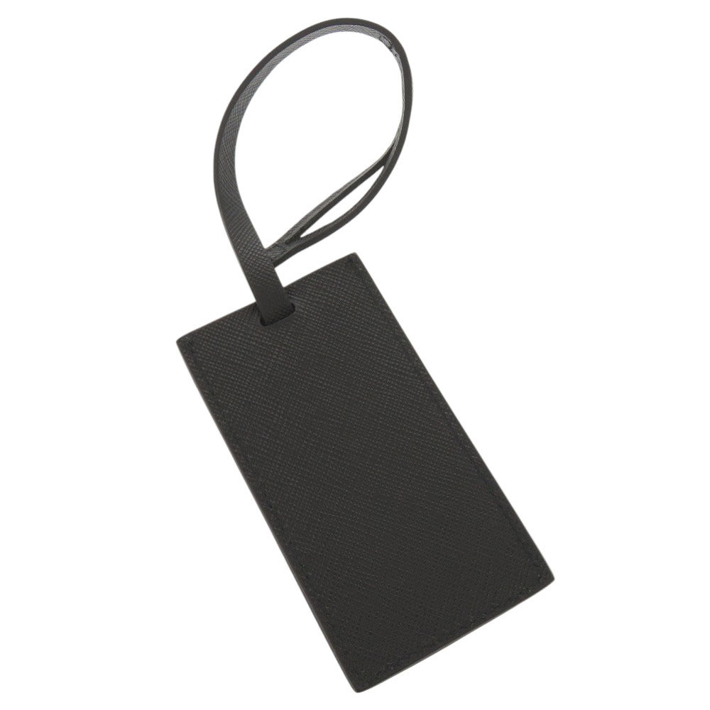 PRADA Coin case Leather, Metal Navy Robot charm with key ring unisex(Unisex) Used Authentic
