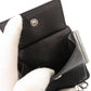 PRADA Coin case Leather, Metal Navy Robot charm with key ring unisex(Unisex) Used Authentic