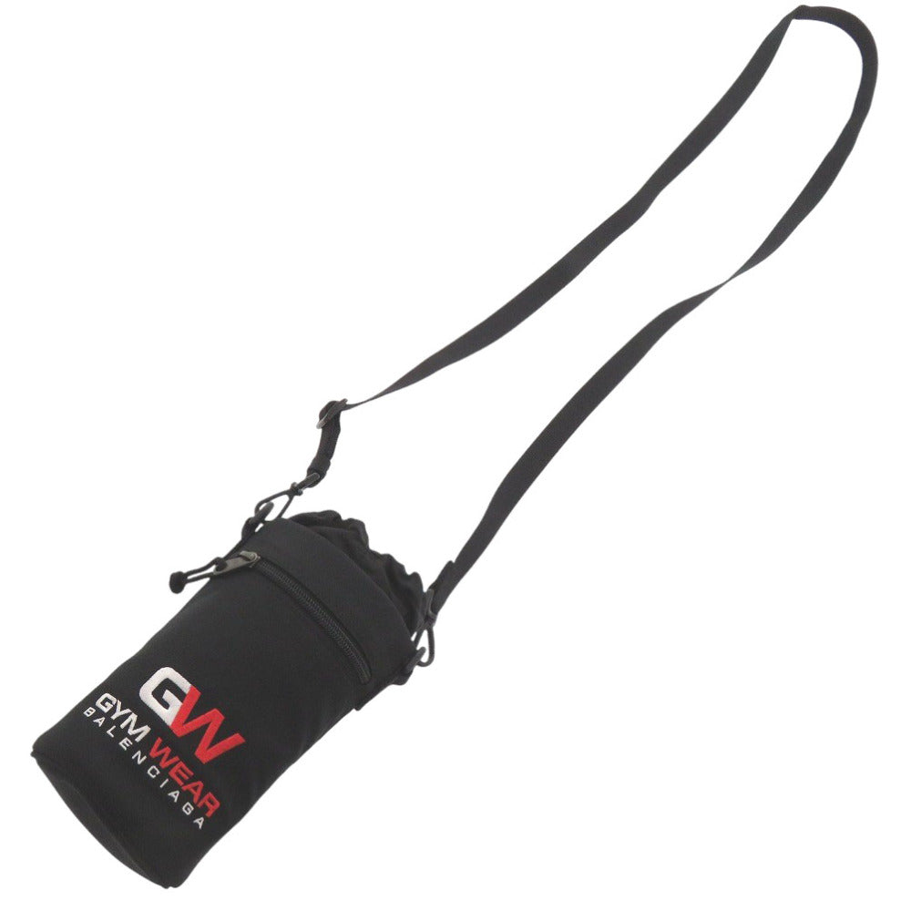 BALENCIAGA Shoulder Bag 618193 Nylon black Gym Wear Weekend Bottle Holder unisex(Unisex) Used Authentic