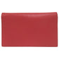 GUCCI Shoulder Bag 466506 leather Red Chain wallet Interlocking G Women Used Authentic