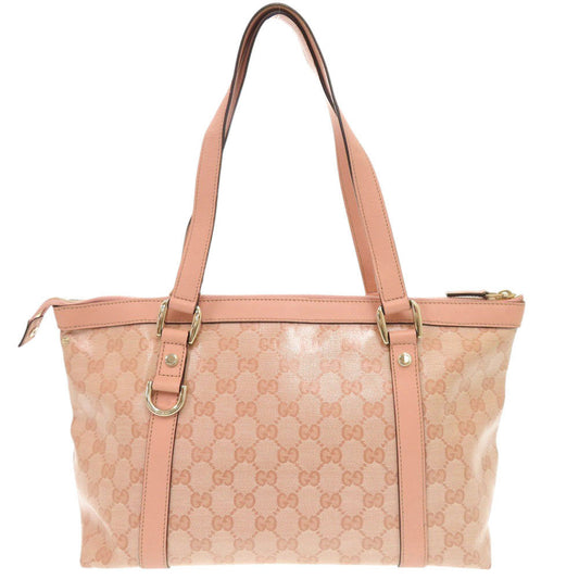 GUCCI Handbag 141470 Coated canvas pink GG crystal Women Used Authentic