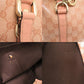 GUCCI Handbag 141470 Coated canvas pink GG crystal Women Used Authentic