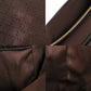 GUCCI Tote Bag 223668 leather Dark brown Diamante mens Used Authentic