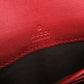 GUCCI Long Wallet Purse 245728 Patent leather Red Lovely heart Women Used Authentic