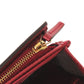 GUCCI Long Wallet Purse 245728 Patent leather Red Lovely heart Women Used Authentic