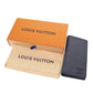 LOUIS VUITTON Long Wallet Purse M81810 Taurillon Clemence Leather Navy Portefeuille Plaza mens Used Authentic
