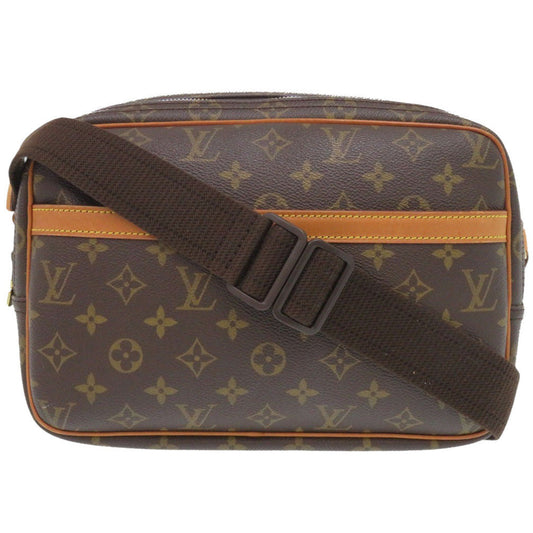LOUIS VUITTON Shoulder Bag M45254 Monogram canvas Brown Monogram Reporter PM unisex(Unisex) Used Authentic