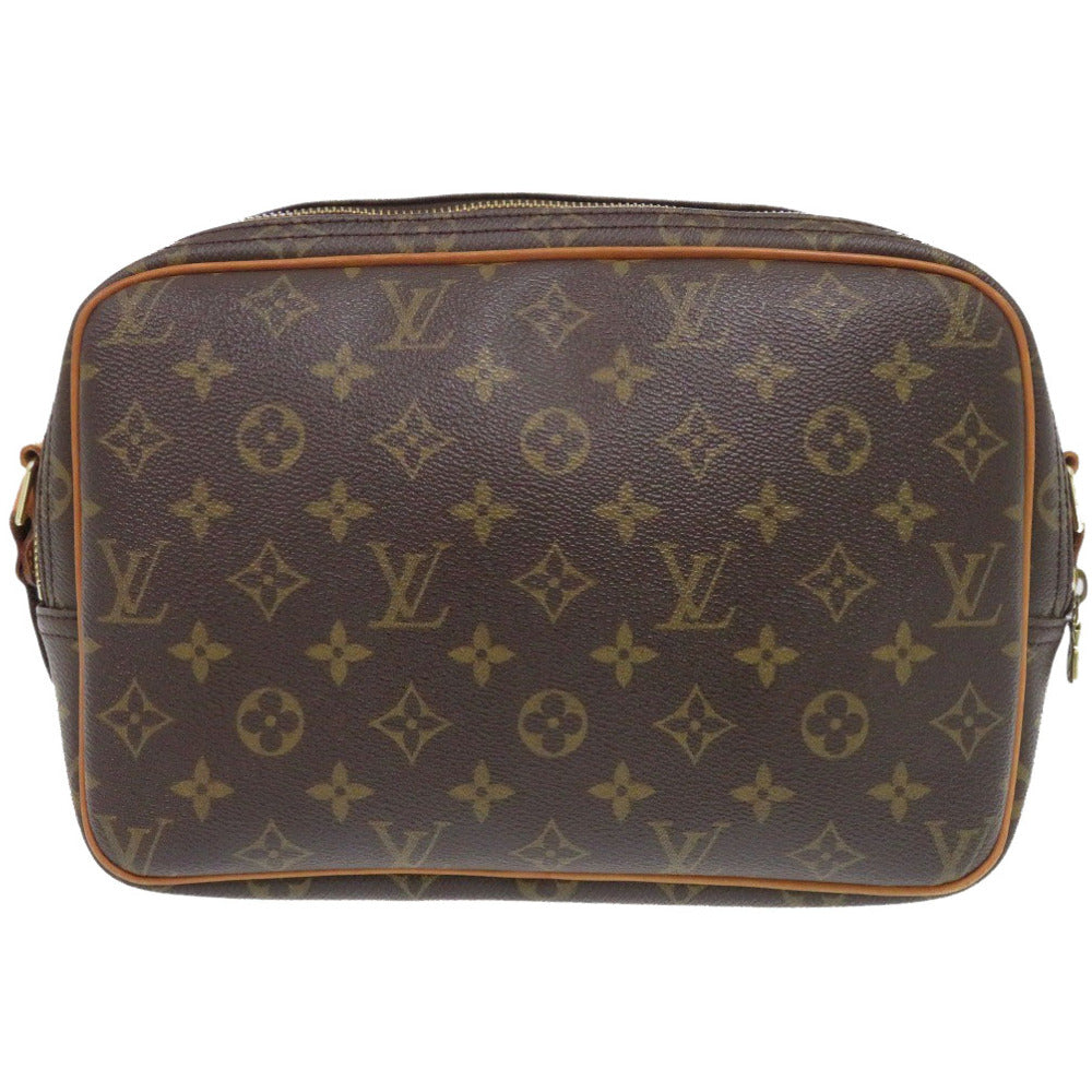 LOUIS VUITTON Shoulder Bag M45254 Monogram canvas Brown Monogram Reporter PM unisex(Unisex) Used Authentic