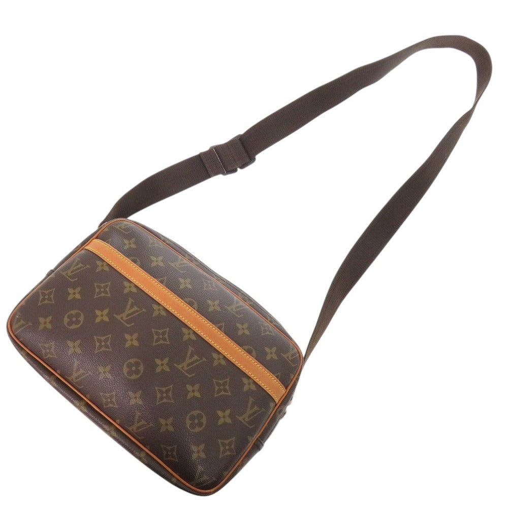 LOUIS VUITTON Shoulder Bag M45254 Monogram canvas Brown Monogram Reporter PM unisex(Unisex) Used Authentic