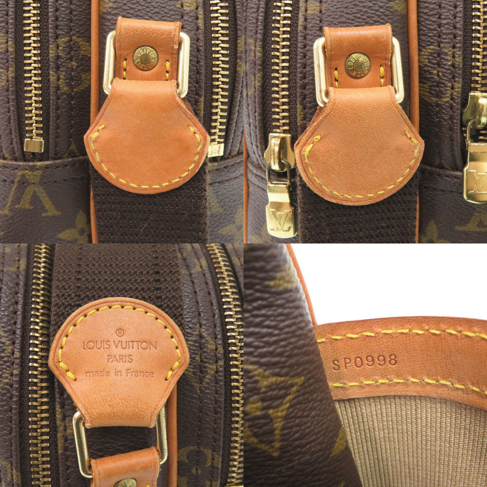LOUIS VUITTON Shoulder Bag M45254 Monogram canvas Brown Monogram Reporter PM unisex(Unisex) Used Authentic