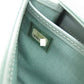 CHANEL Long Wallet Purse Caviar skin Mint green COCO Mark Women Used Authentic