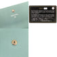 CHANEL Long Wallet Purse Caviar skin Mint green COCO Mark Women Used Authentic