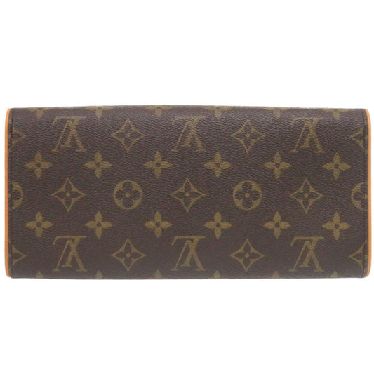 LOUIS VUITTON Shoulder Bag M51852 Monogram canvas Brown Monogram Pochette Twin GM Women Used Authentic