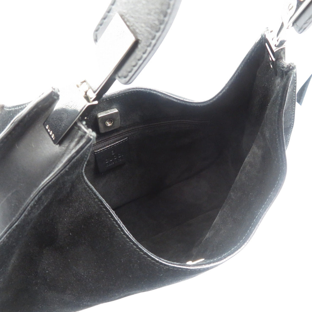 GUCCI Shoulder Bag 001-3767 002058 Suede black