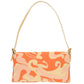 FENDI Shoulder Bag canvas Orange FFMetal