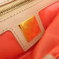 FENDI Shoulder Bag canvas Orange FFMetal