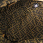 FENDI Handbag leather beige Spy Bag Zucca Pattern