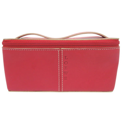 LOEWE Pouch leather Red