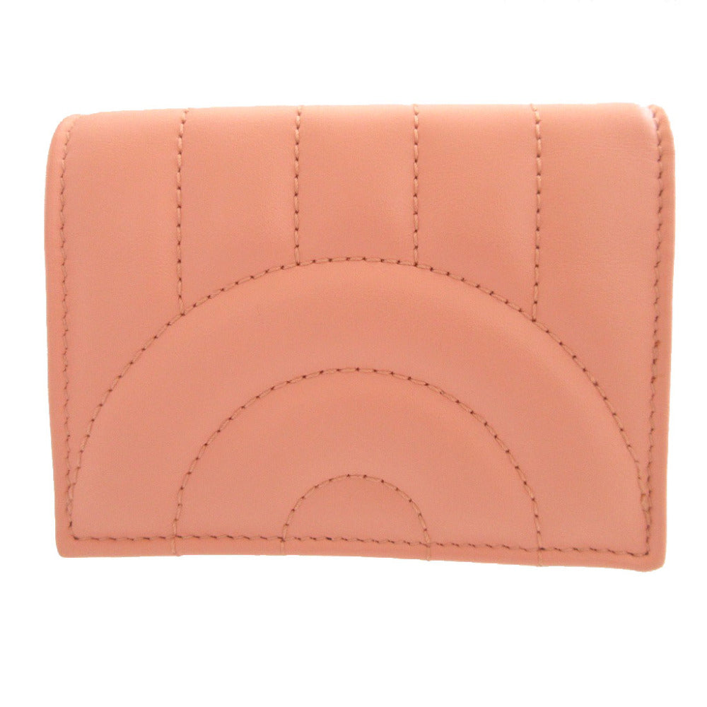 GUCCI Bifold Wallet 466492 leather pink GG Marmont