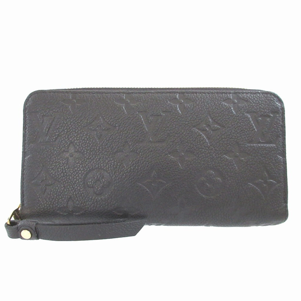 LOUIS VUITTON Long Wallet Purse M61864 Monogram Ann Platt black Monogram Ann Platt Zippy wallet