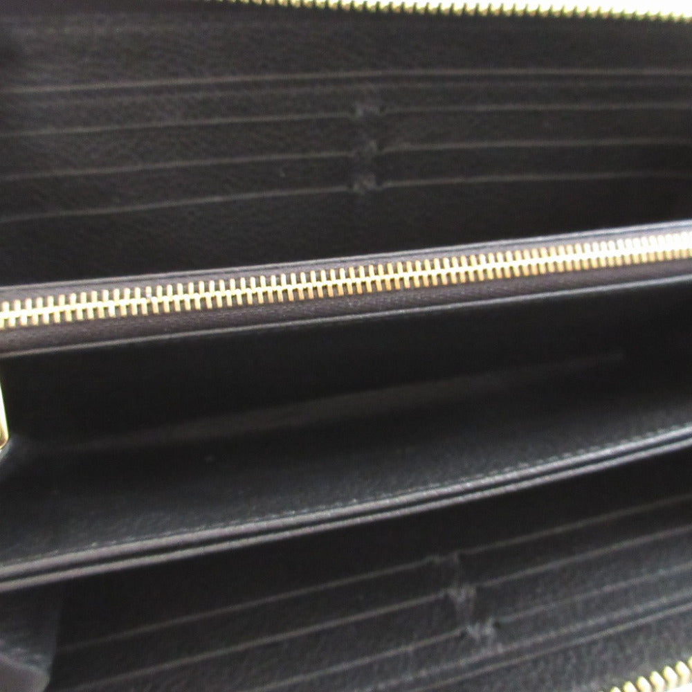 LOUIS VUITTON Long Wallet Purse M61864 Monogram Ann Platt black Monogram Ann Platt Zippy wallet