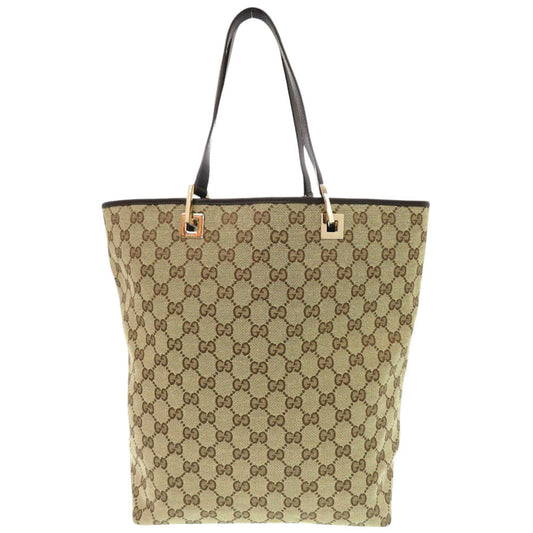 GUCCI Tote Bag 002 1098 001998 GG canvas beige Women Used Authentic