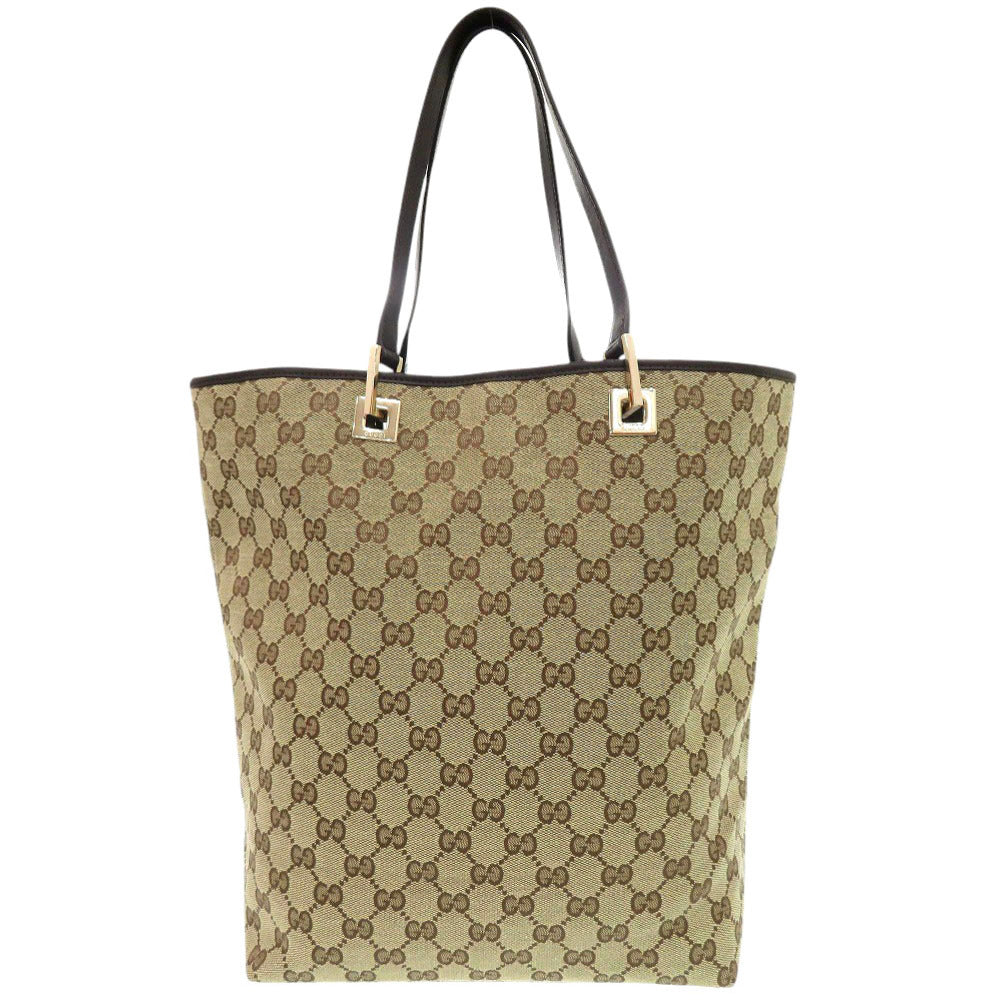 GUCCI Tote Bag 002 1098 001998 GG canvas beige Women Used Authentic