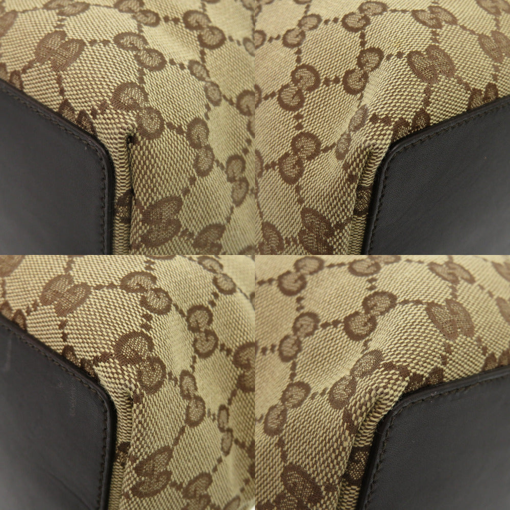 GUCCI Tote Bag 002 1098 001998 GG canvas beige Women Used Authentic