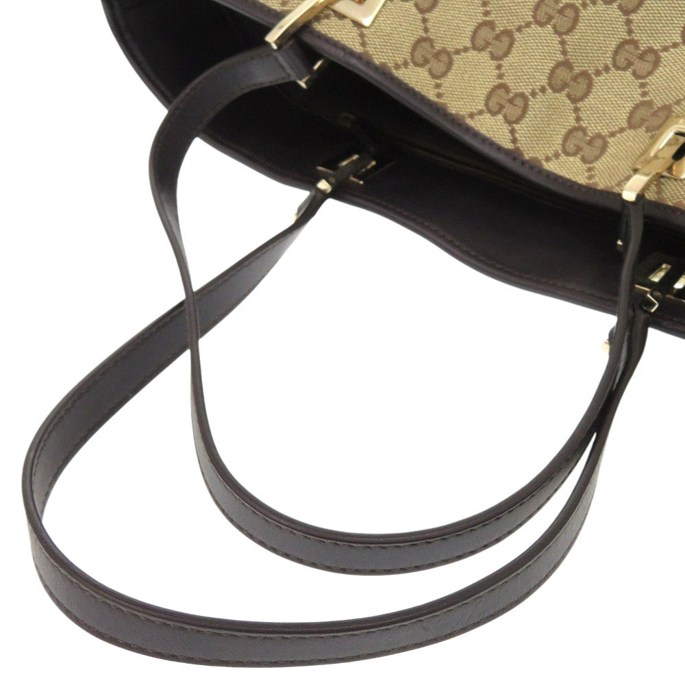 GUCCI Tote Bag 002 1098 001998 GG canvas beige Women Used Authentic