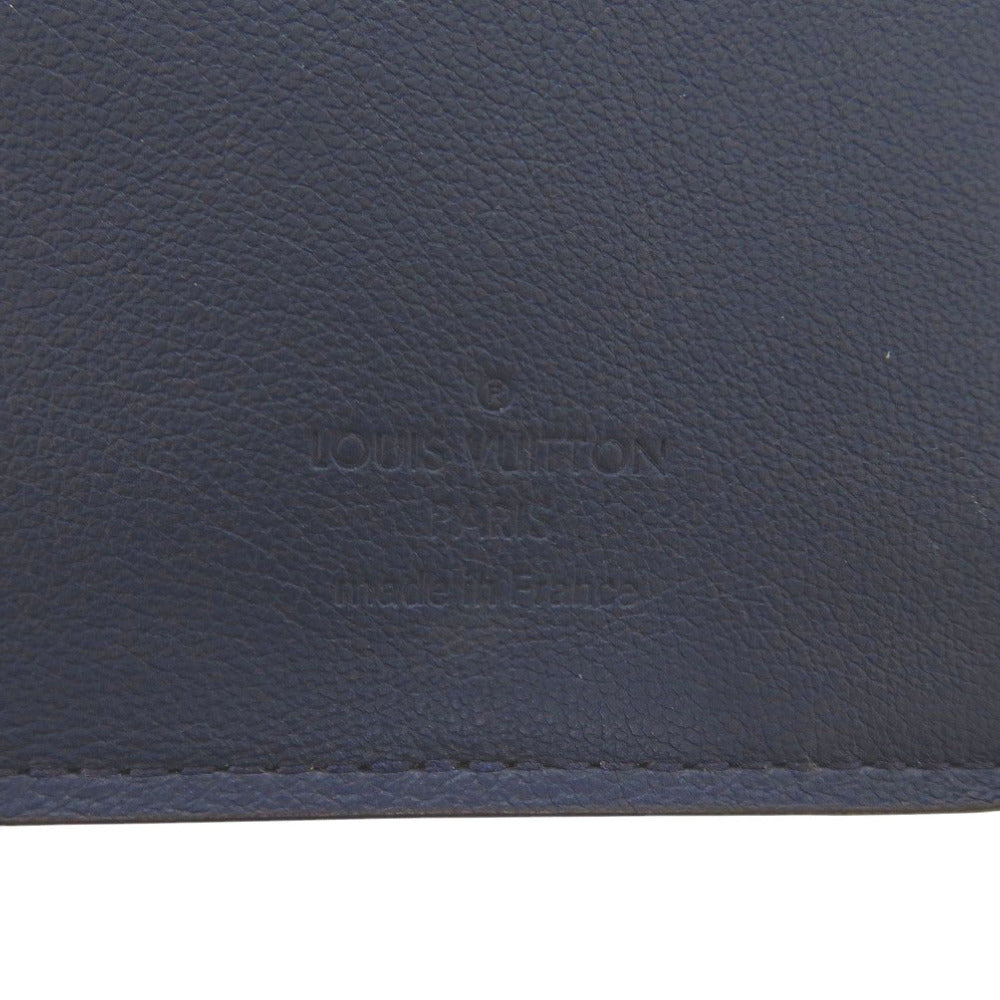 LOUIS VUITTON Long Wallet Purse M58818 leather Ocan Portefeuille Braza mens Used Authentic