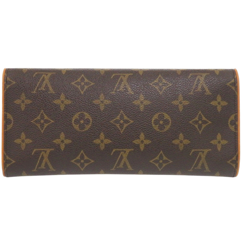 LOUIS VUITTON Shoulder Bag M51852 Monogram canvas Brown Monogram Pochette Twin GM