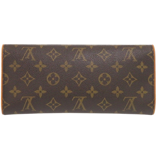 LOUIS VUITTON Shoulder Bag M51852 Monogram canvas Brown Monogram Pochette Twin GM