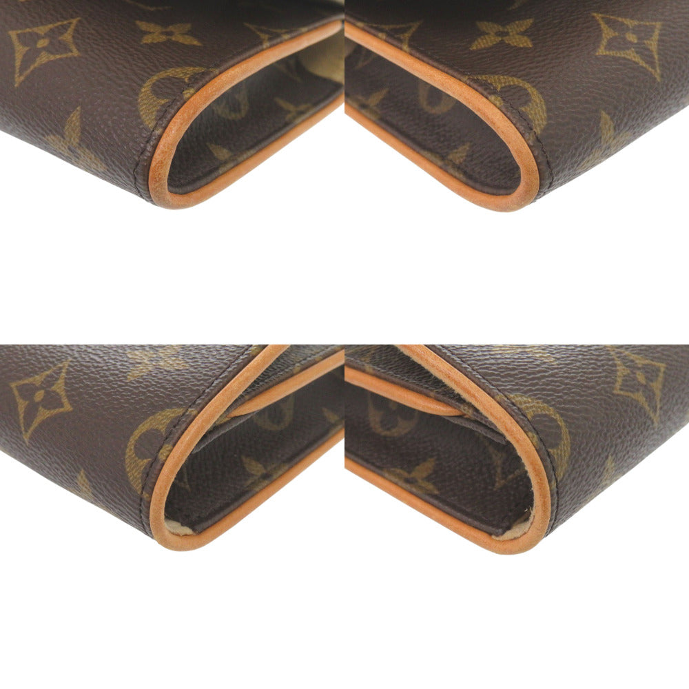 LOUIS VUITTON Shoulder Bag M51852 Monogram canvas Brown Monogram Pochette Twin GM