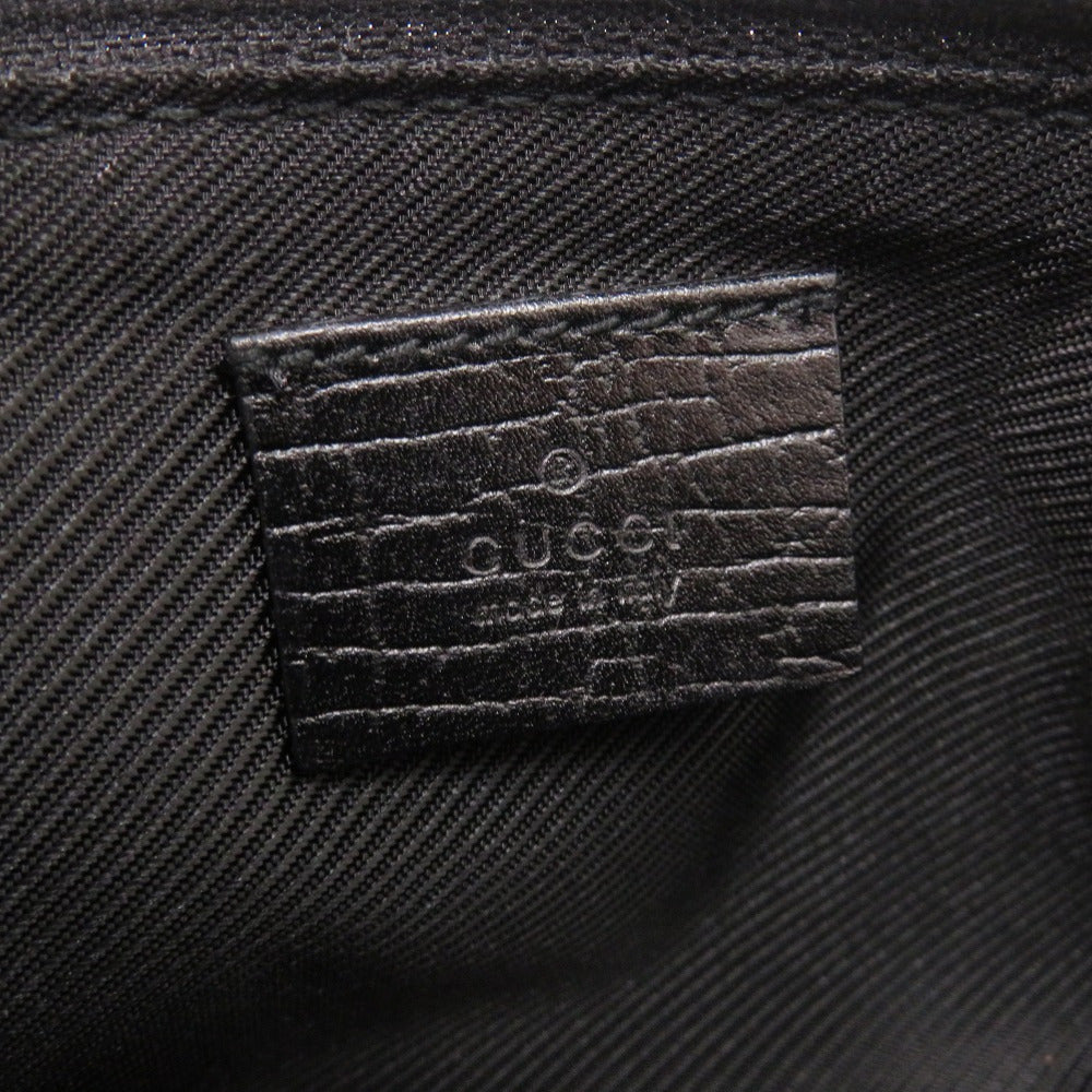 GUCCI Handbag 07198 GG canvas black Accessory pouch Women Used Authentic