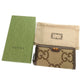 GUCCI Long Wallet Purse 658634 Canvas, Leather Brown Jumbo GG Bamboo Women Used Authentic